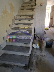 Embaldosado escalera Sa Torre